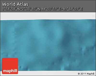 Satellite 3D Map of the Area around 2° 16' 34" N, 89° 19' 29" E