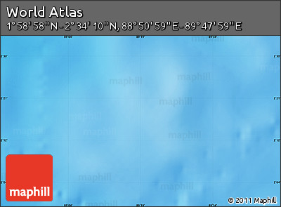 Physical Map of the Area around 2° 16' 34" N, 89° 19' 29" E