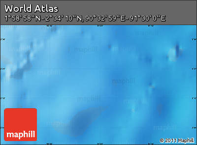 Physical Map of the Area around 2° 16' 34" N, 91° 1' 30" E