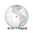 Outline Map of the Area around 2° 16' 34" N, 93° 25' 30" W, rectangular outline