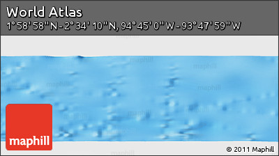 Physical Panoramic Map of the Area around 2° 16' 34" N, 94° 16' 30" W