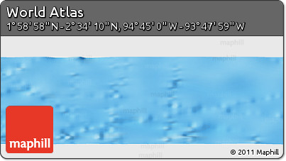 Physical Panoramic Map of the Area around 2° 16' 34" N, 94° 16' 30" W
