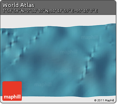 Satellite 3D Map of the Area around 2° 16' 34" N, 95° 16' 30" E