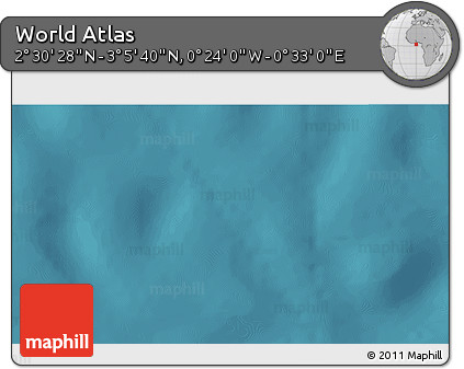 Satellite 3D Map of the Area around 2° 48' 4" N, 0° 4' 30" E