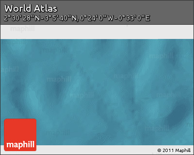 Satellite 3D Map of the Area around 2° 48' 4" N, 0° 4' 30" E