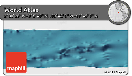 Satellite Panoramic Map of the Area around 2° 48' 4" N, 100° 13' 29" W