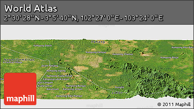 Satellite Panoramic Map of the Area around 2° 48' 4" N, 102° 55' 30" E