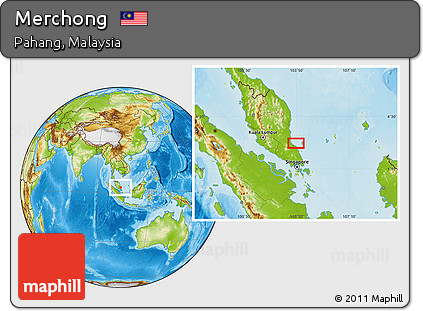 Physical Location Map of Merchong