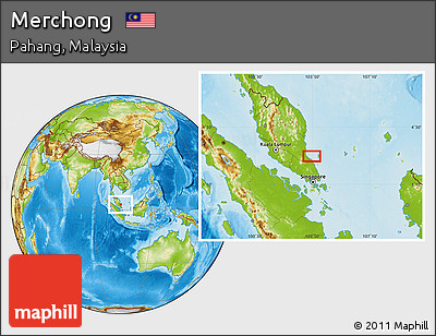 Physical Location Map of Merchong