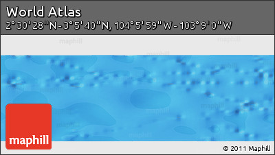 Political Panoramic Map of the Area around 2° 48' 4" N, 103° 37' 30" W