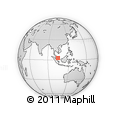 Outline Map of the Area around 2° 48' 4" N, 104° 37' 30" E, rectangular outline