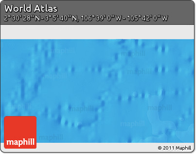 Political 3D Map of the Area around 2° 48' 4" N, 106° 10' 30" W