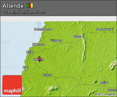 Physical 3D Map of Allendé