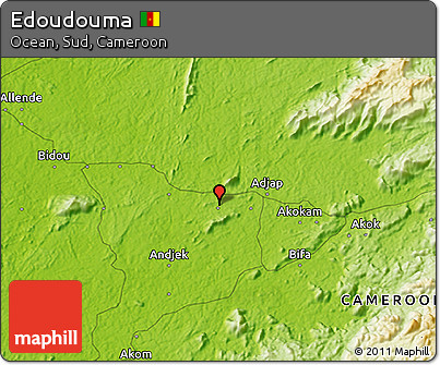 Physical 3D Map of Edoudouma