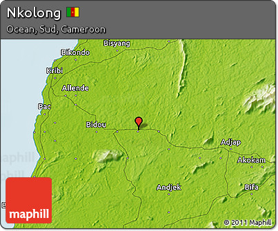 Physical 3D Map of Nkolong