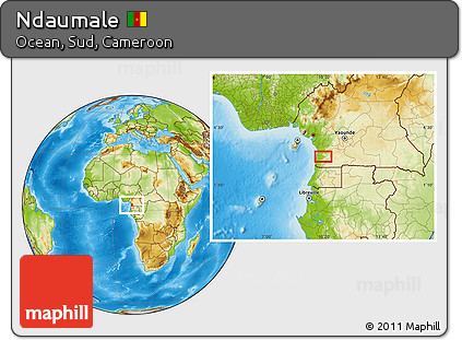 Physical Location Map of Ndaumale