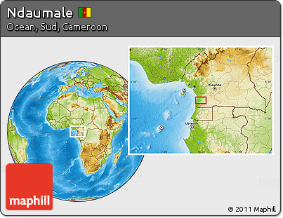 Physical Location Map of Ndaumale