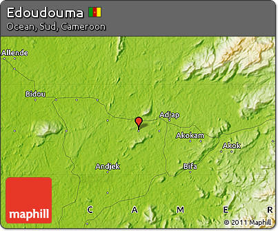 Physical Map of Edoudouma