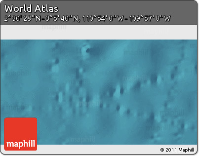 Satellite 3D Map of the Area around 2° 48' 4" N, 110° 25' 30" W