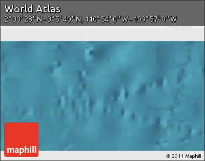 Satellite 3D Map of the Area around 2° 48' 4" N, 110° 25' 30" W
