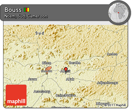 Physical 3D Map of Bouss