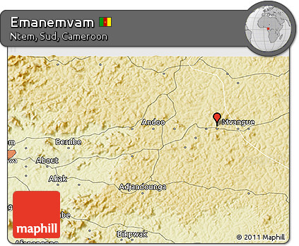 Physical 3D Map of Emanemvam