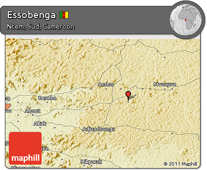 Physical 3D Map of Essobenga