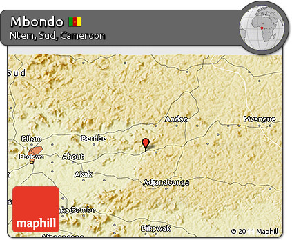 Physical 3D Map of Mbondo