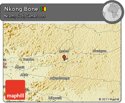 Physical 3D Map of Nkong Bone
