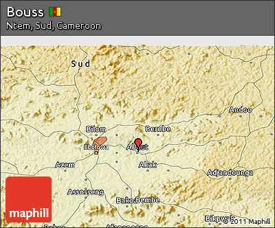 Physical 3D Map of Bouss