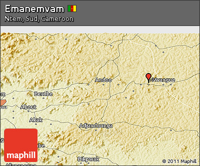 Physical 3D Map of Emanemvam