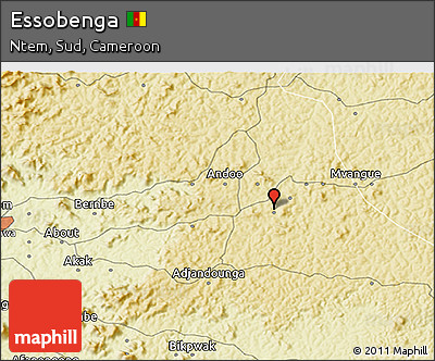 Physical 3D Map of Essobenga