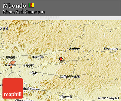 Physical 3D Map of Mbondo