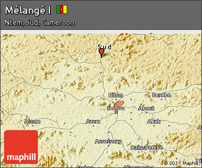 Physical 3D Map of Mélangé I