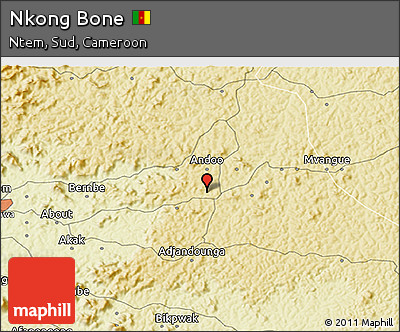 Physical 3D Map of Nkong Bone