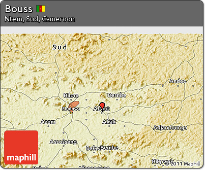 Physical 3D Map of Bouss