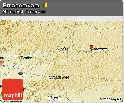 Physical 3D Map of Emanemvam