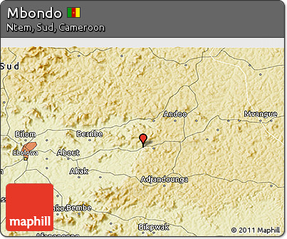 Physical 3D Map of Mbondo