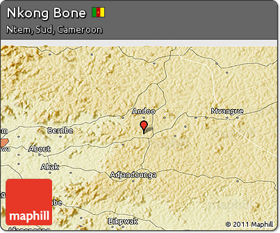 Physical 3D Map of Nkong Bone