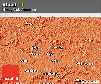 Political 3D Map of About