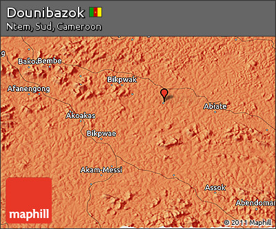 Political 3D Map of Dounibazok