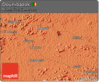Political 3D Map of Dounibazok