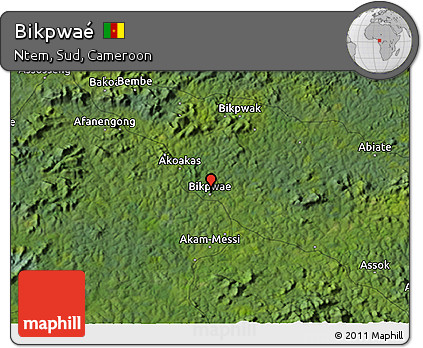 Satellite 3D Map of Bikpwaé