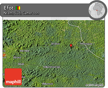 Satellite 3D Map of Efot