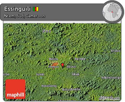 Satellite 3D Map of Essinguili