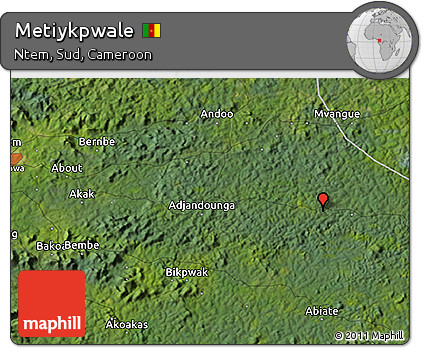Satellite 3D Map of Metiykpwale