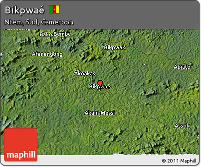 Satellite 3D Map of Bikpwaé