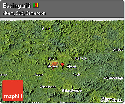 Satellite 3D Map of Essinguili