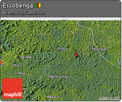 Satellite 3D Map of Essobenga