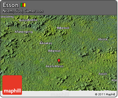 Satellite 3D Map of Esson